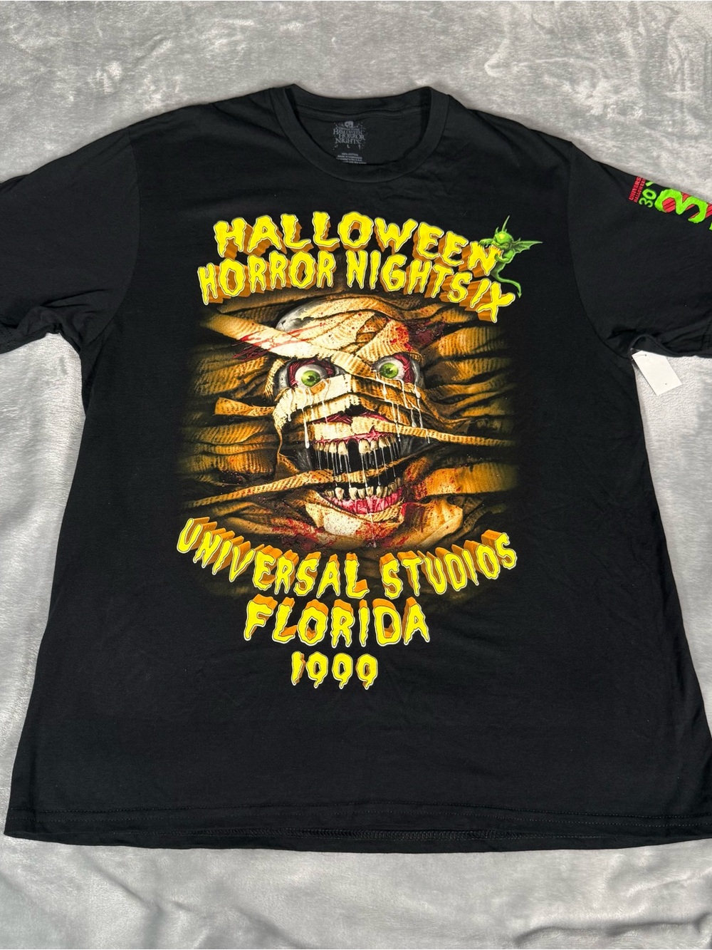 Halloween Horror Nights 1999 T Shirt Mens L Universal Studios Reprint NEW